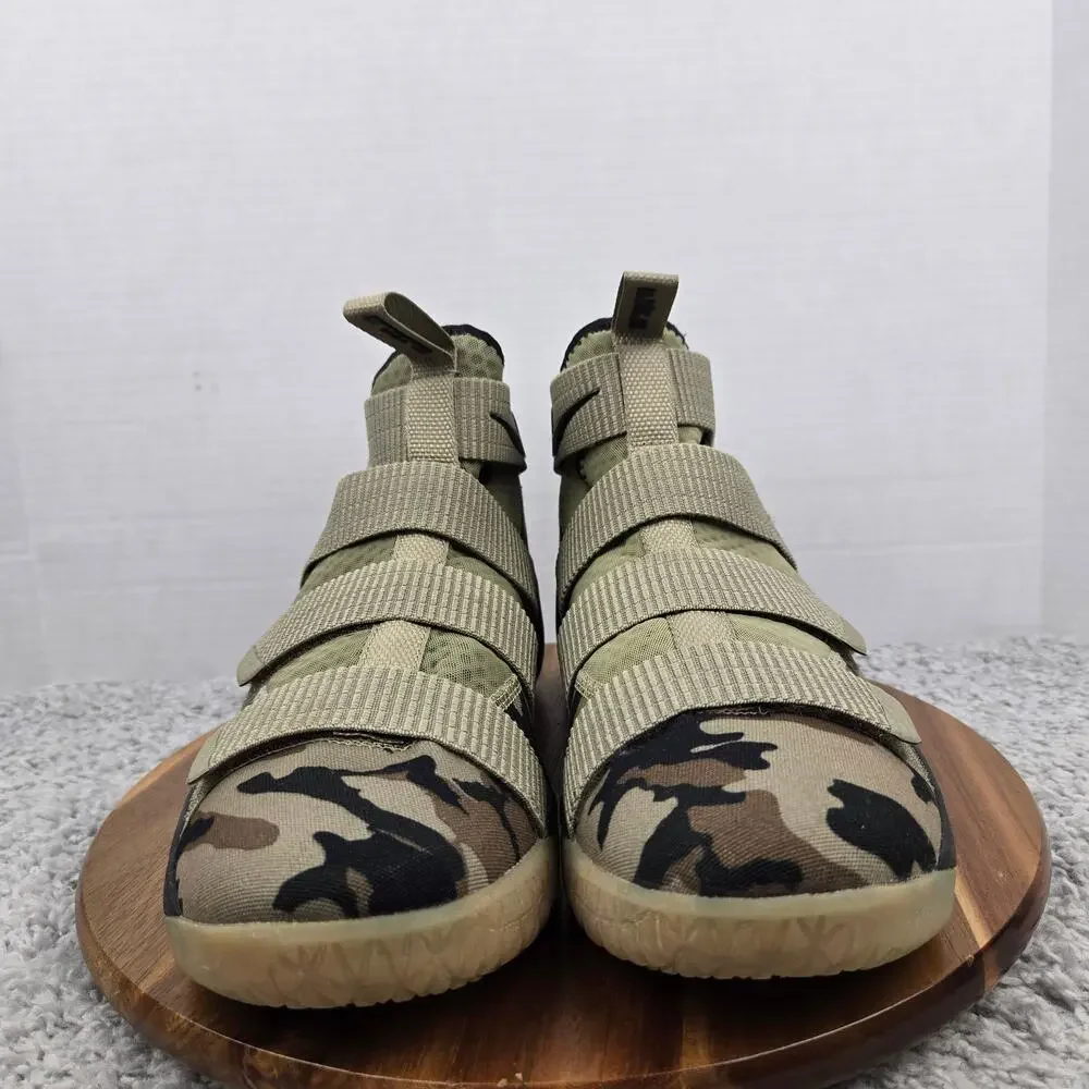 Nike Mens 13 Lebron Zoom Solider 11 Camo High Top Athletic Gym Basketball Shoe